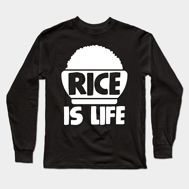 Rice Filipino Food Philippines Long Sleeve T-Shirt by KAWAIITEE